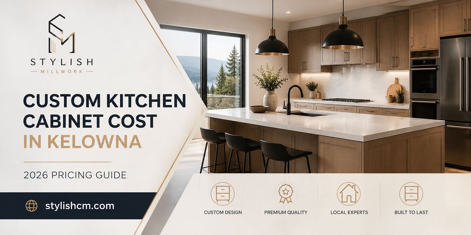 How Much Do Custom Kitchen Cabinets Cost in Kelowna in 2026?